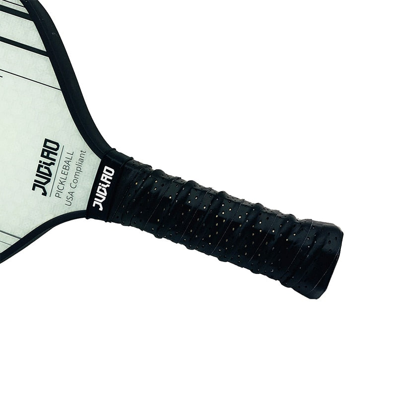 Juciao CJ | Single Carbon Fiber Pickleball Paddle (White)