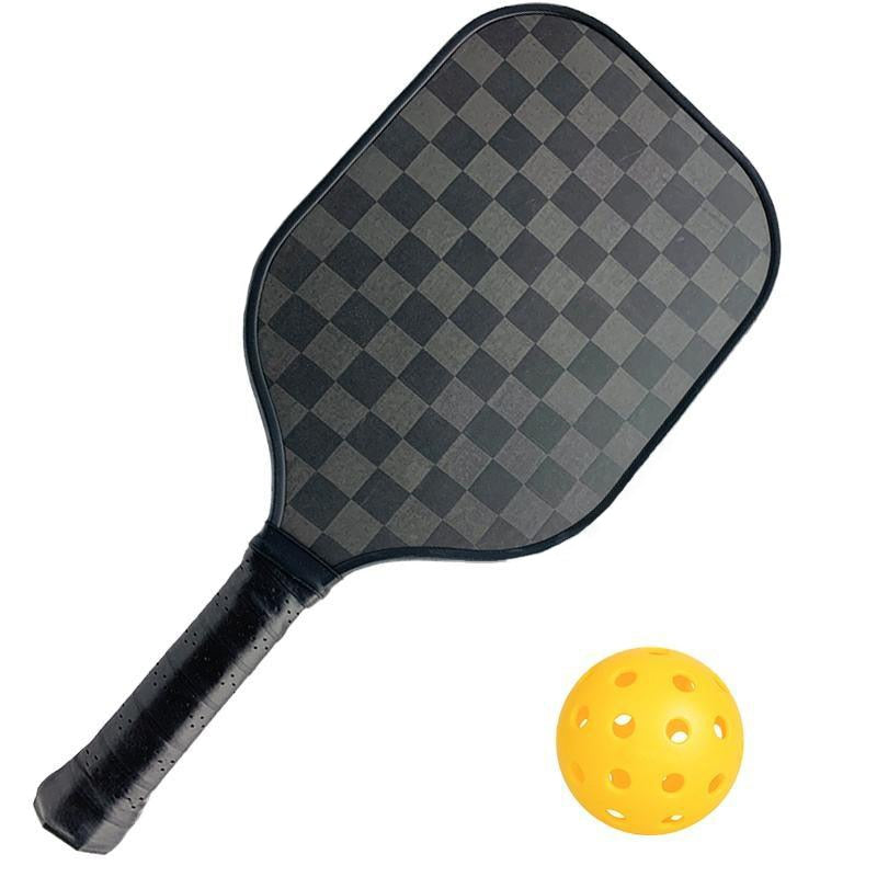 Juciao CJ 18k | Single Carbon Fiber Pickleball Paddle (Checkered)