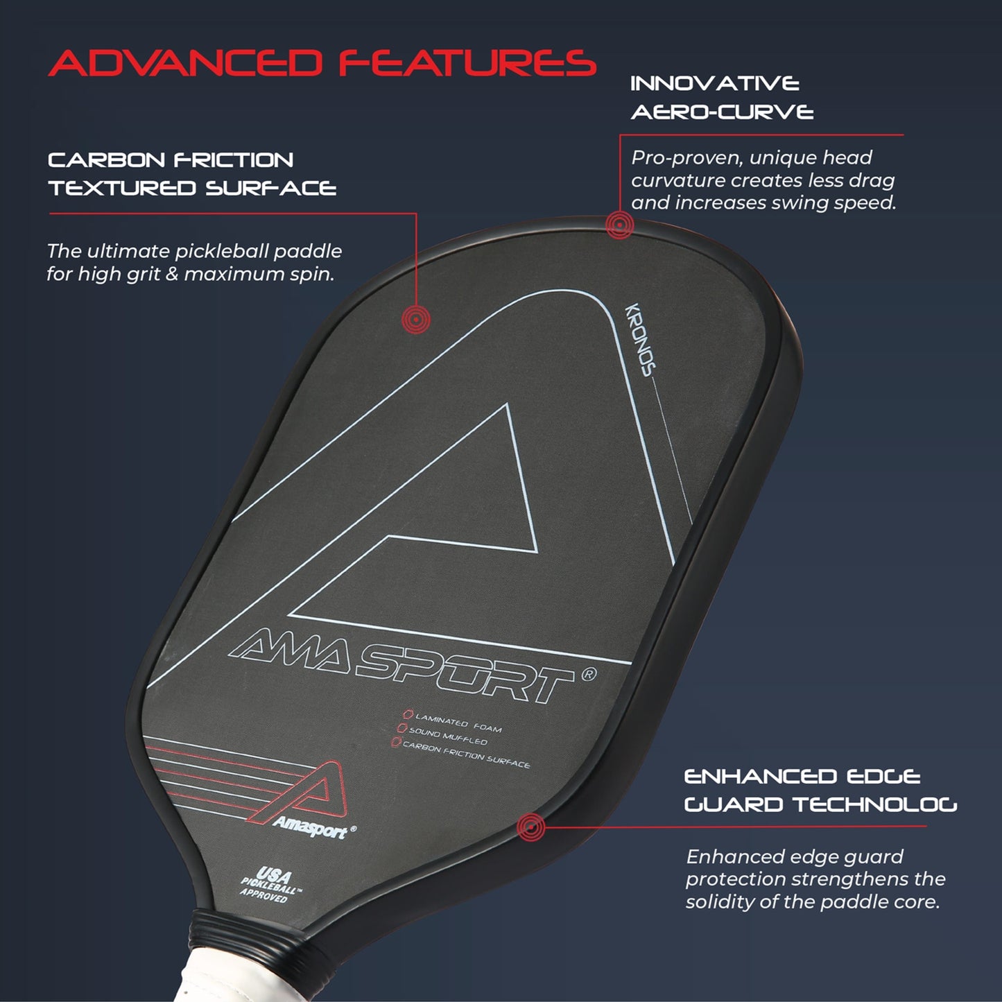 AMASPORT | Kronos Pickleball Paddle