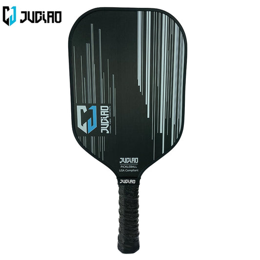 Juciao CJ | Single Carbon Fiber Pickleball Paddle (Black)