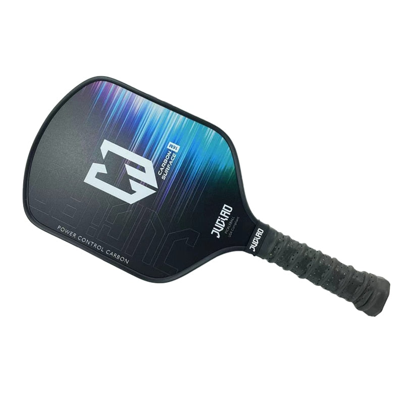 Juciao CJ | Single Carbon Fiber Pickleball Paddle (Blue)