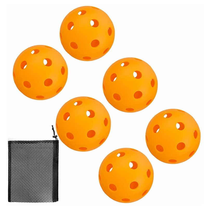 Indoor Pickleballs | 6 or 12 Pack