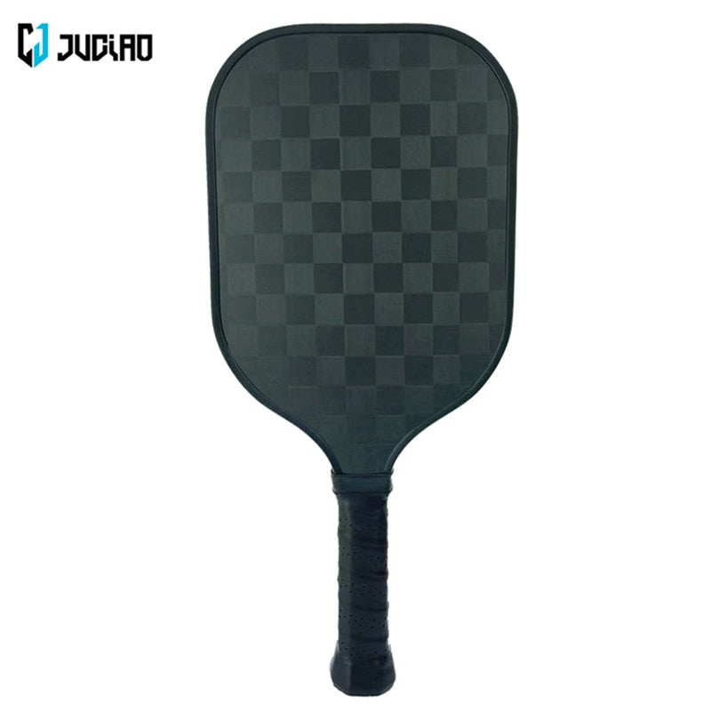 Juciao CJ 18k | Single Carbon Fiber Pickleball Paddle (Checkered)